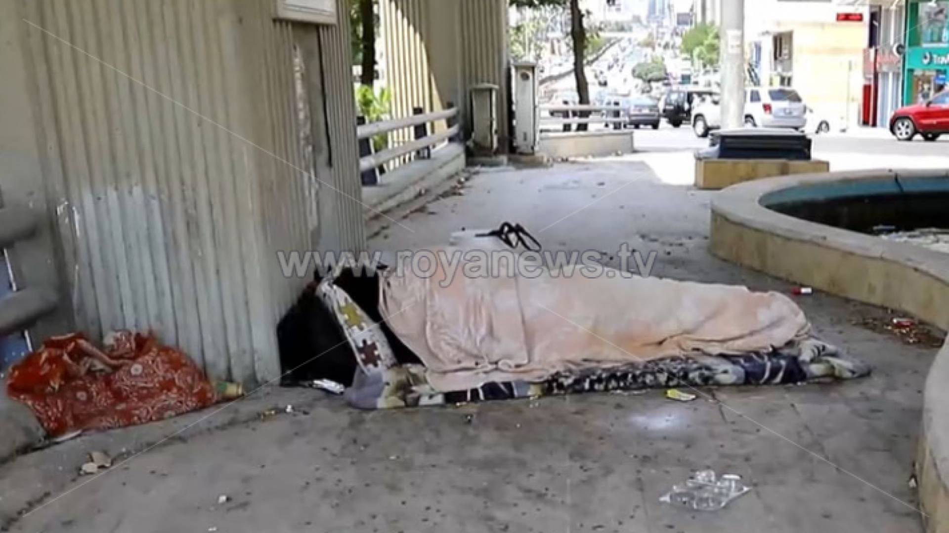 أحد المشردين في عمان