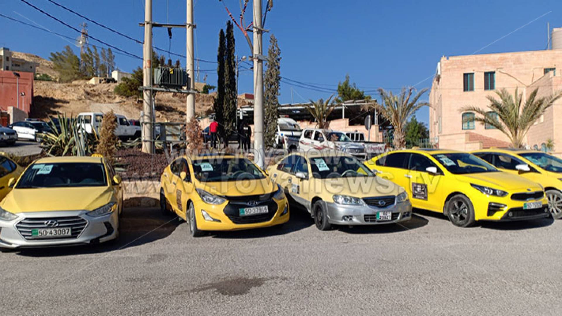 من الوقفة الاحتجاجية التي نفذت صباح الاربعاء 11-08-2021