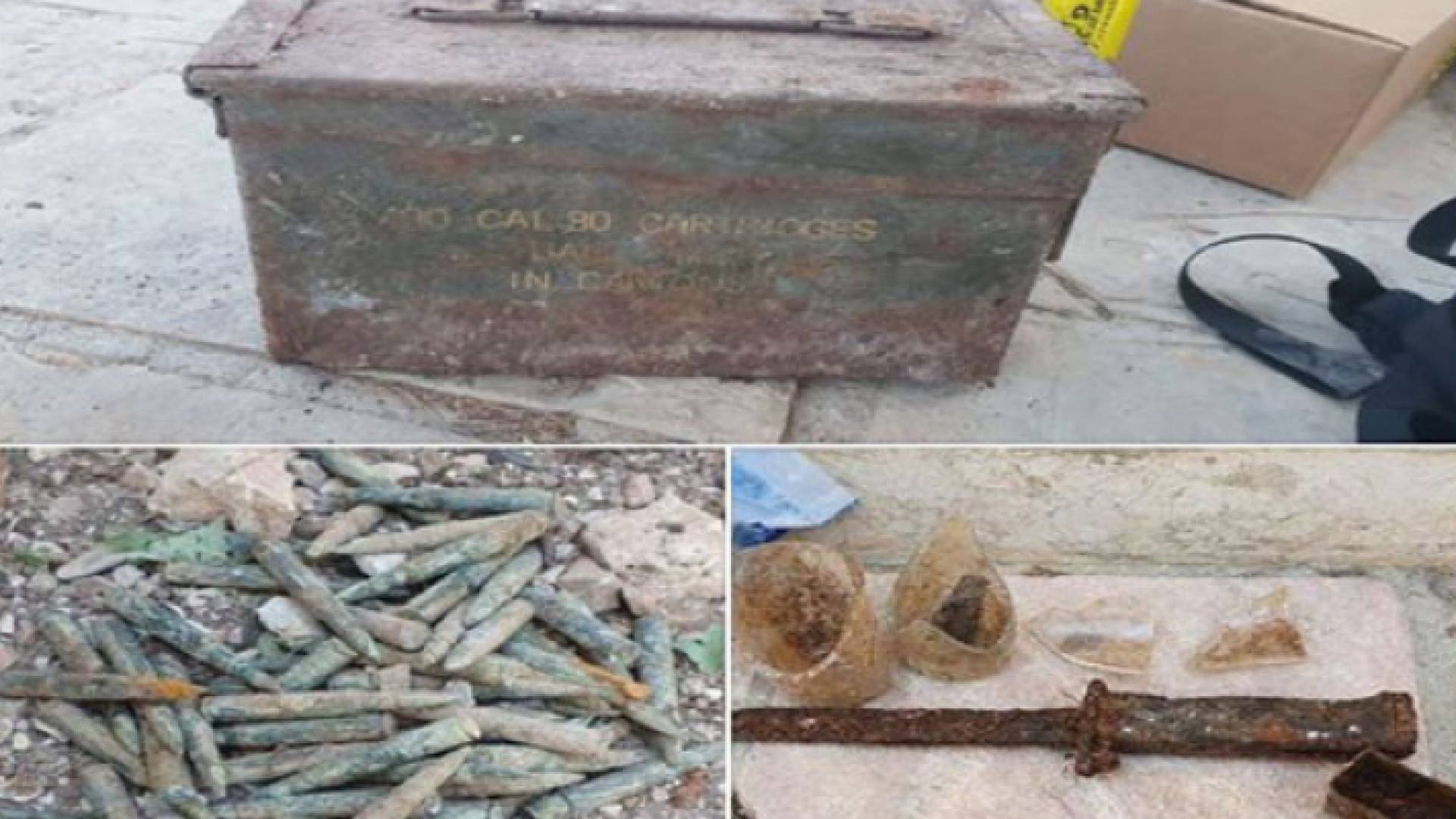 الصورة من رفات الشهيد