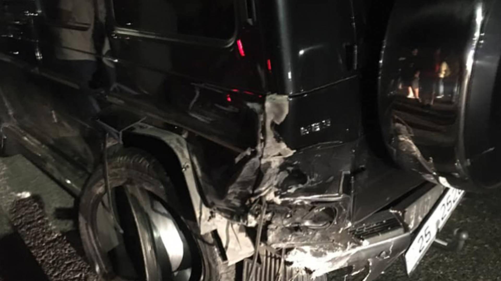 السيارة التي تعرضت للحادث