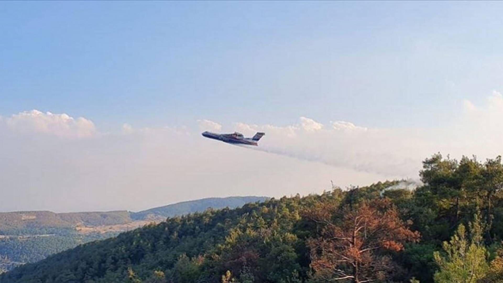 طائرة إطفاء تركية