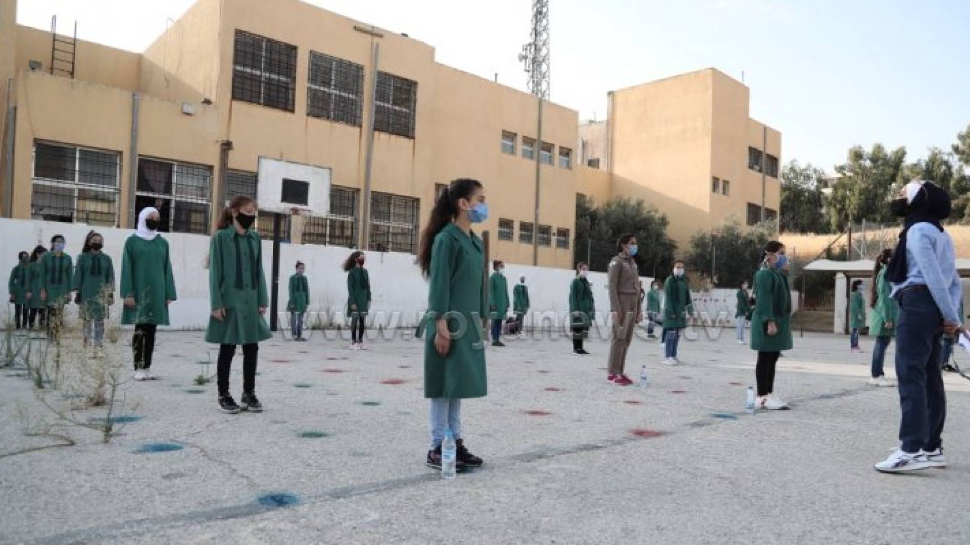 طالبات مدرسة حكومية في الأردن