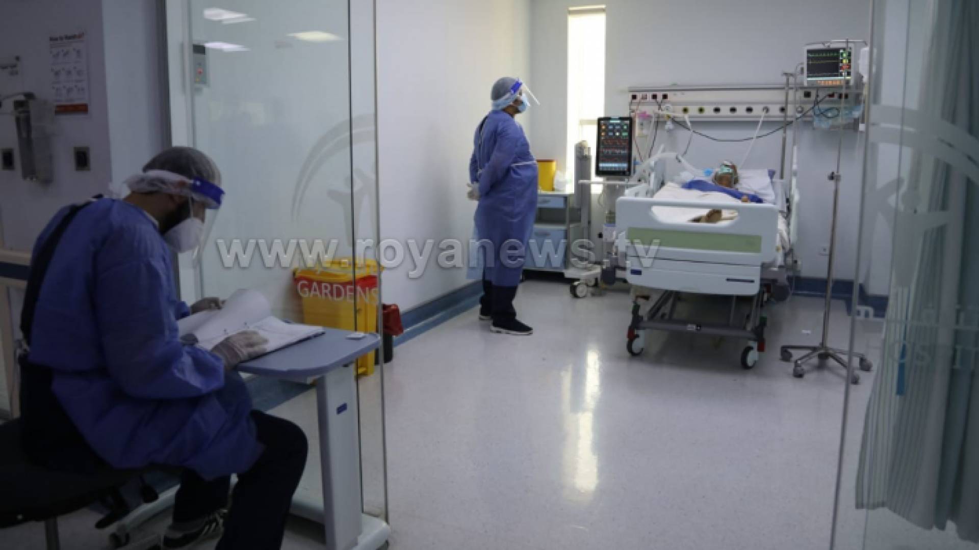 مريض كورونا على سرير العلاج - ارشيفية