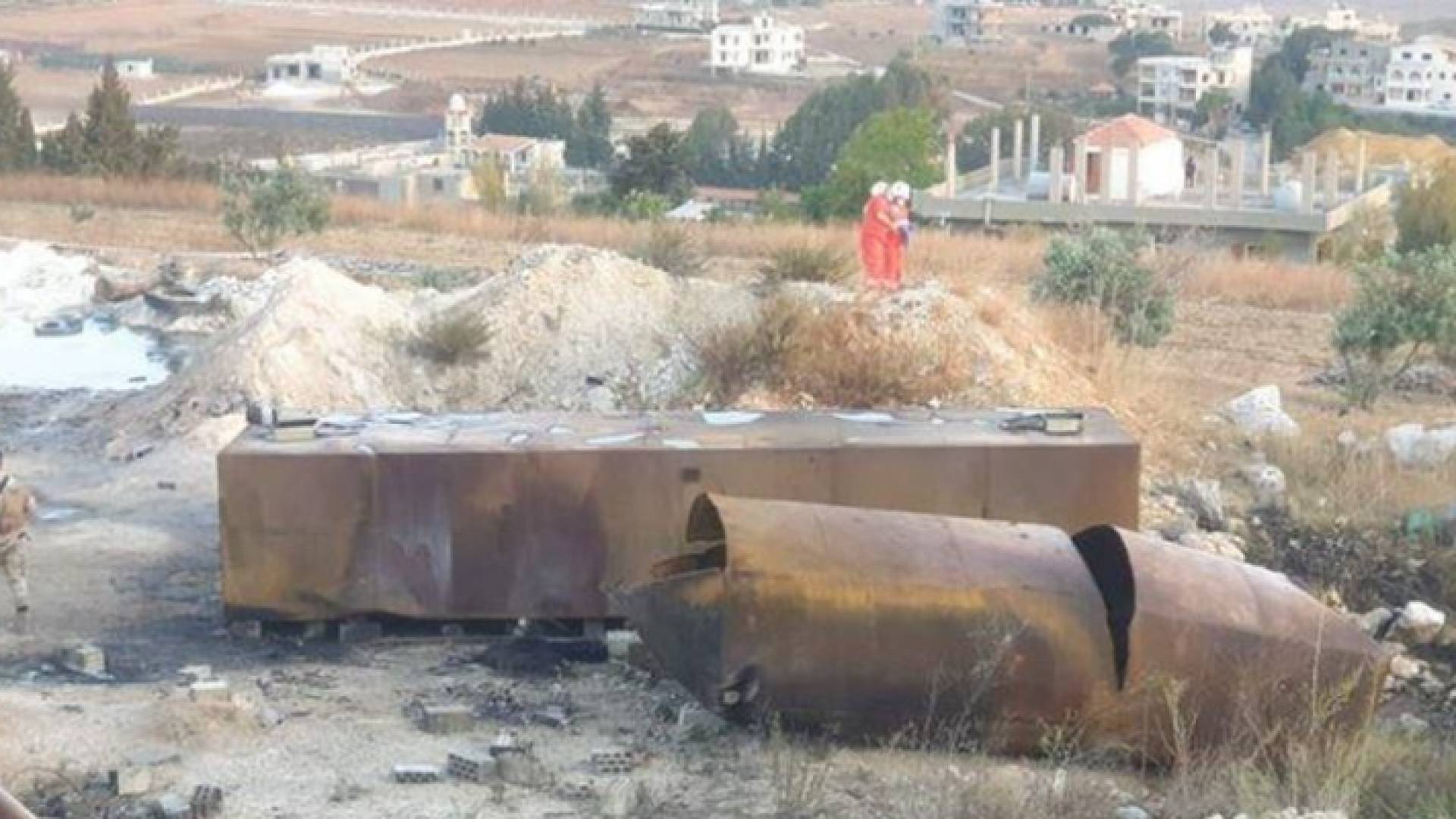 موقع انفجار عكار