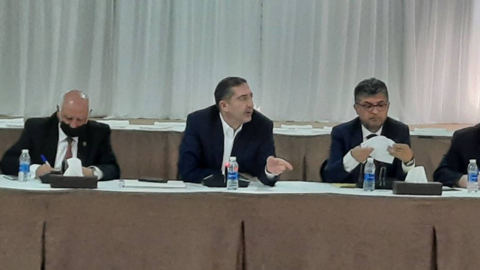 الرفاعي خلال لقاء أبناء الشركس والشيشان