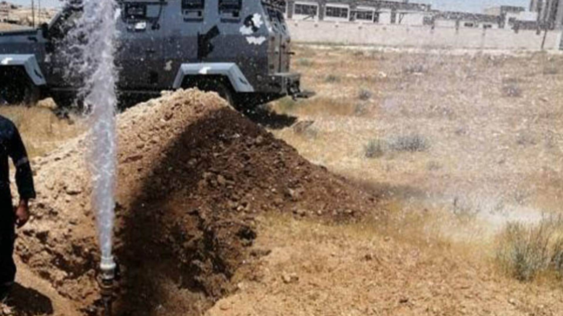 اعتداء على خطوط مياه - أرشيفية