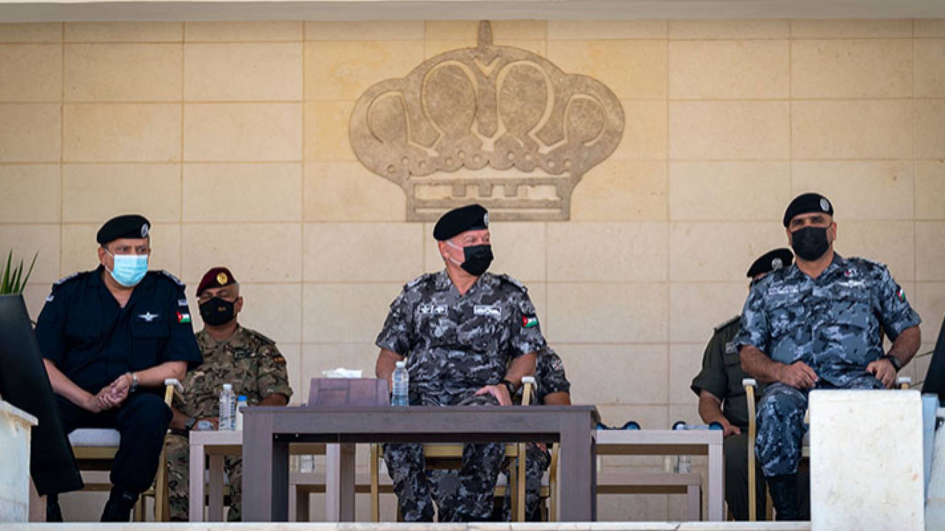 الملك يتابع تمرينا نفذته مديرية الأمن العام