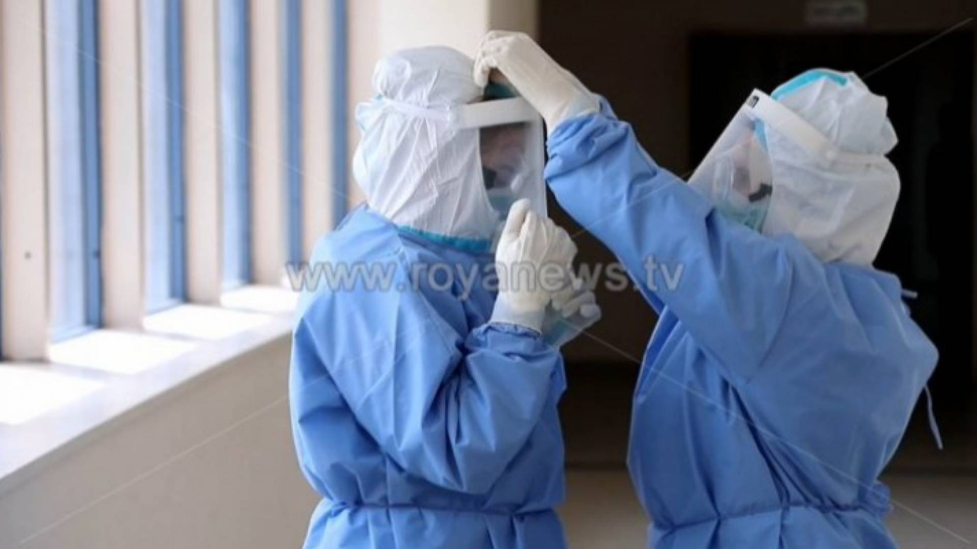 من أحد مستشفيات كورونا