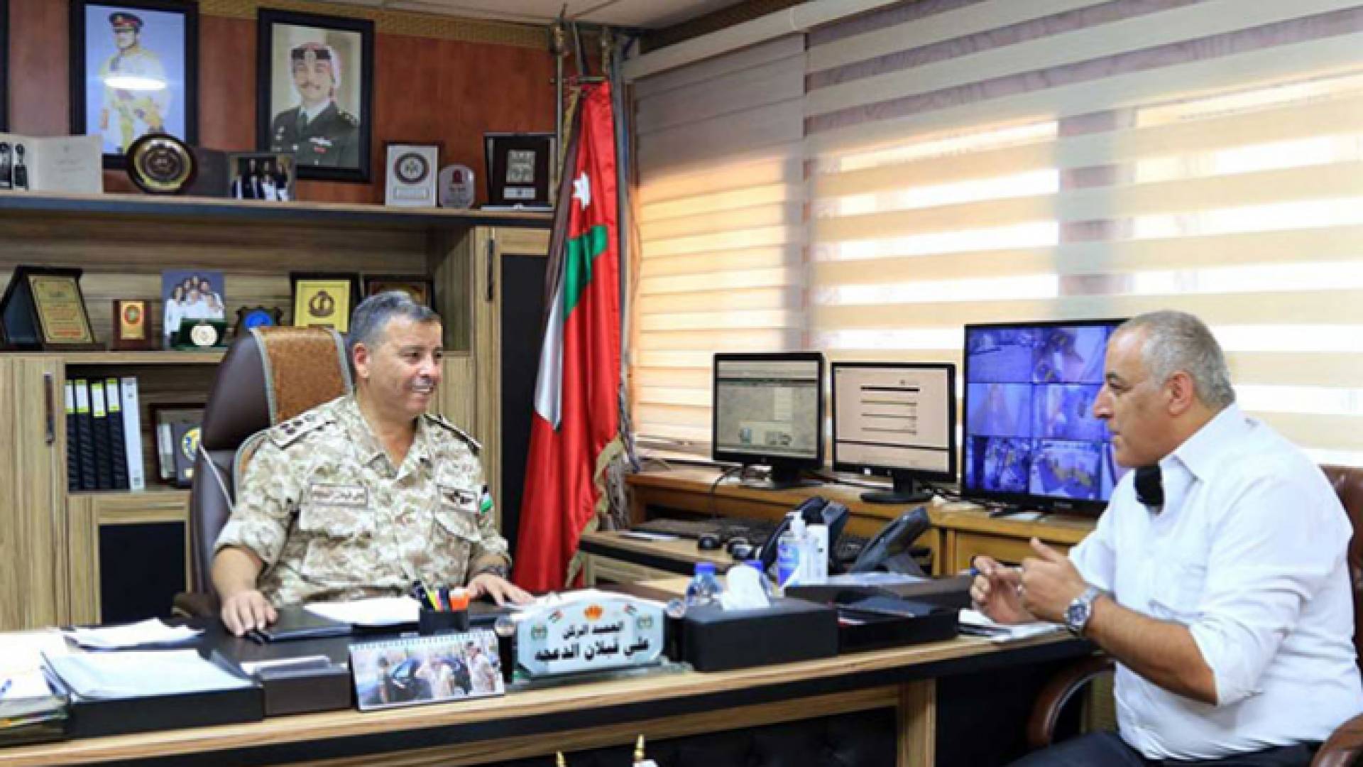 مدير التربية والتعليم والثقافة العسكرية العميد الركن علي قبلان الدعجة