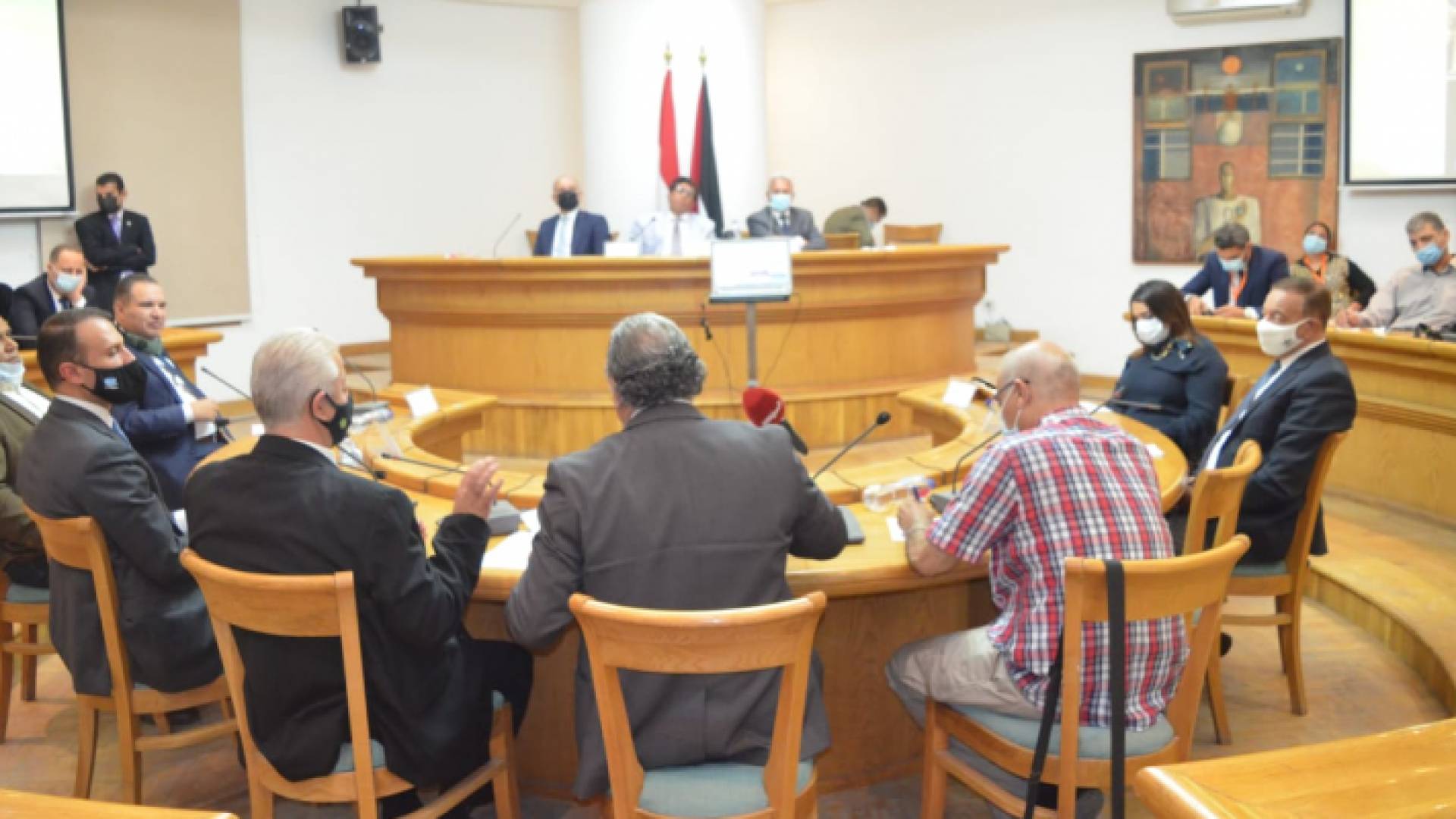 احتفالية أردنية مصرية بمئوية المملكة