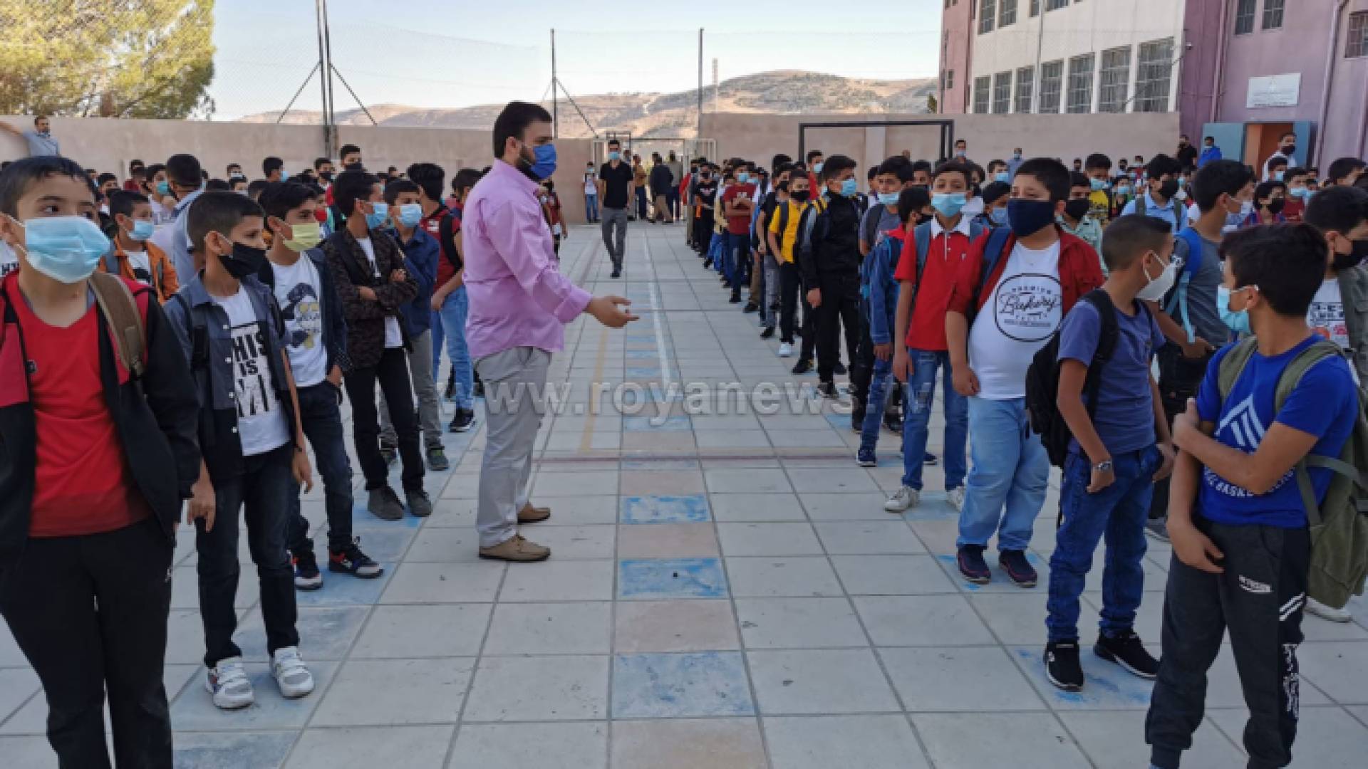 طابور صباحي - ارشيفية