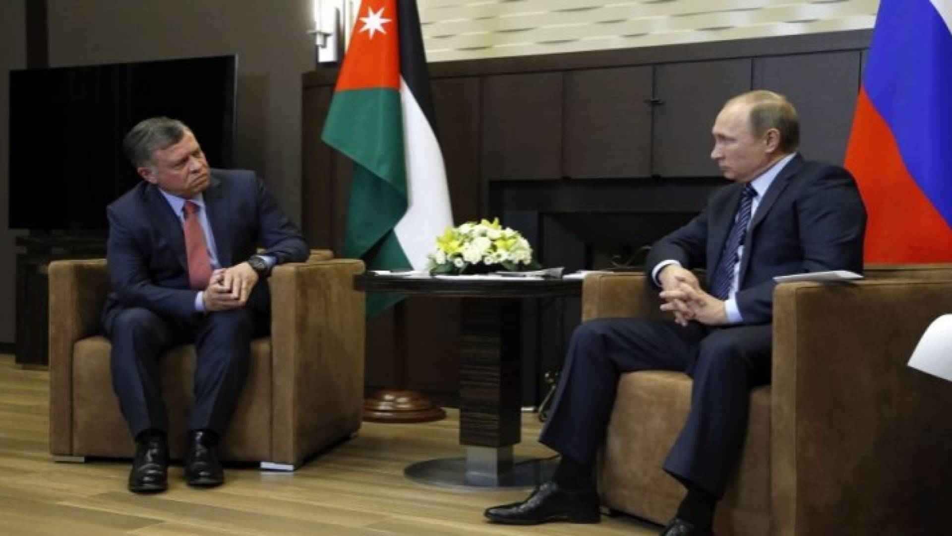 الملك عبدالله الثاني والرئيس الروسي فلاديمير بوتين - ارشيفية