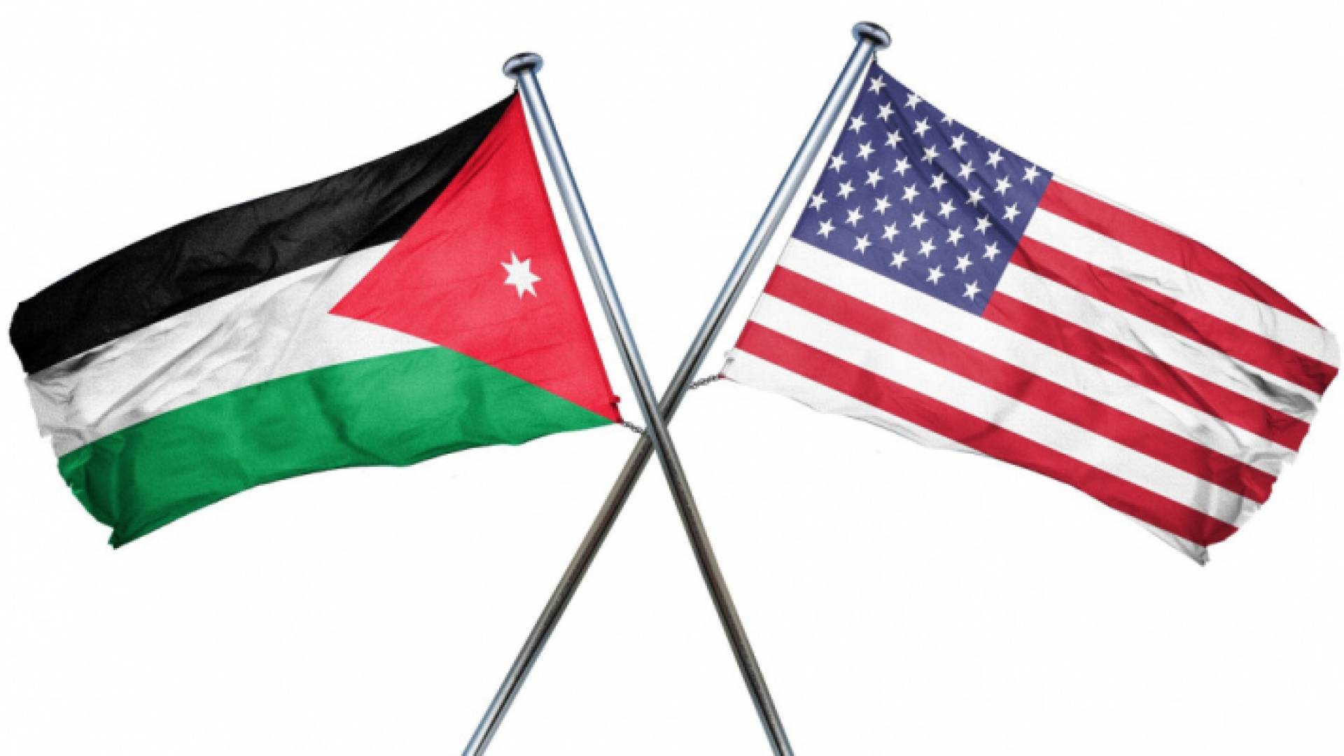 العلمان الأردني والأمريكي - تعبيرية