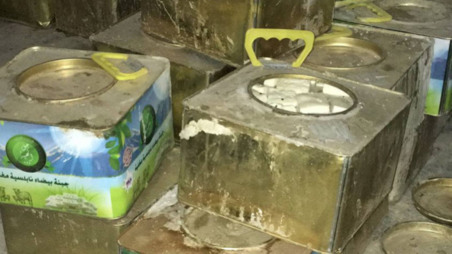 كميات الجبنة المضبوطة