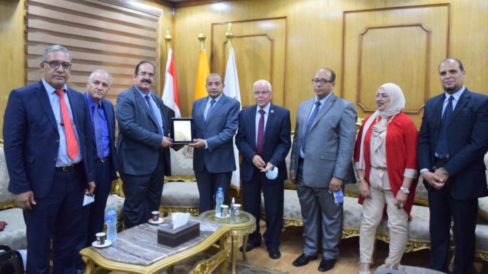 رئيس جامعة بني سويف يستقبل مدير المركز "الإقليمي لتدريس علوم الفضاء" التابع للأمم المتحدة