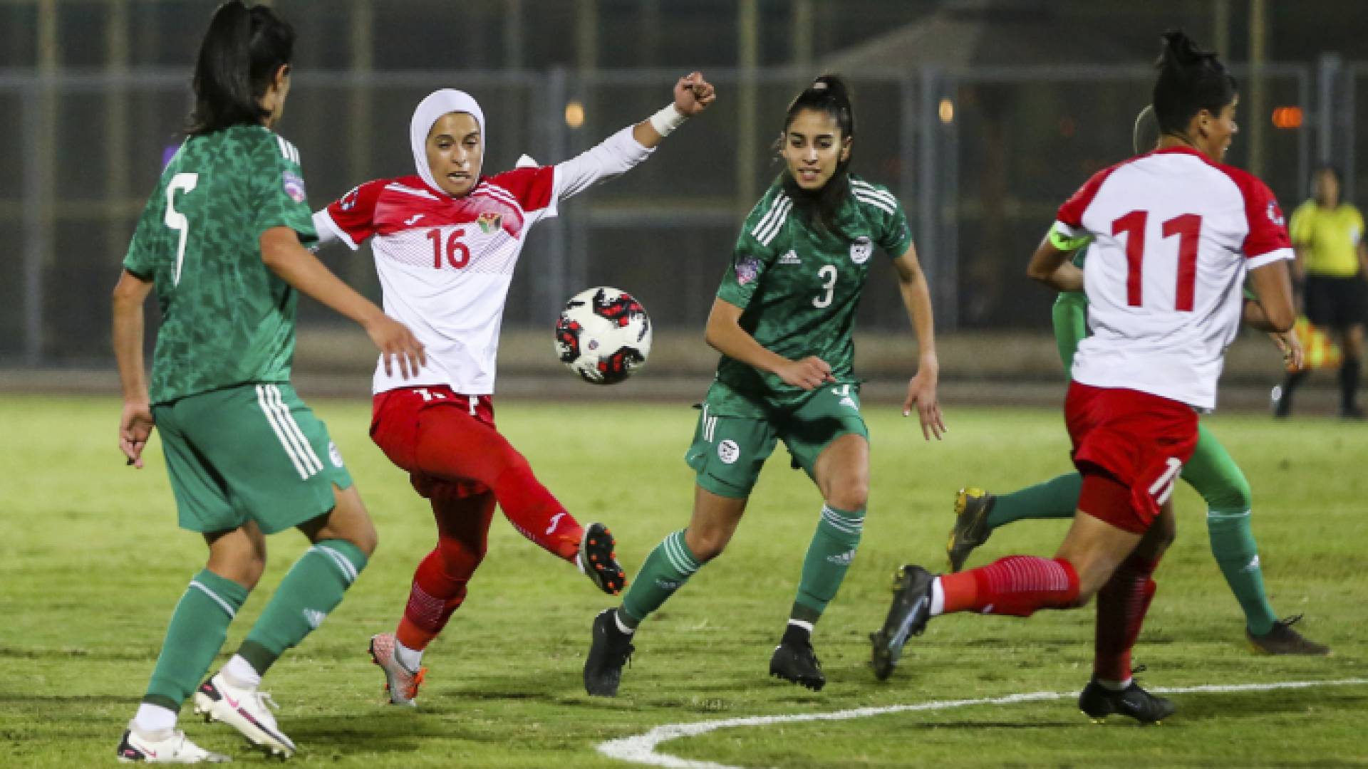 جانب من المباراة