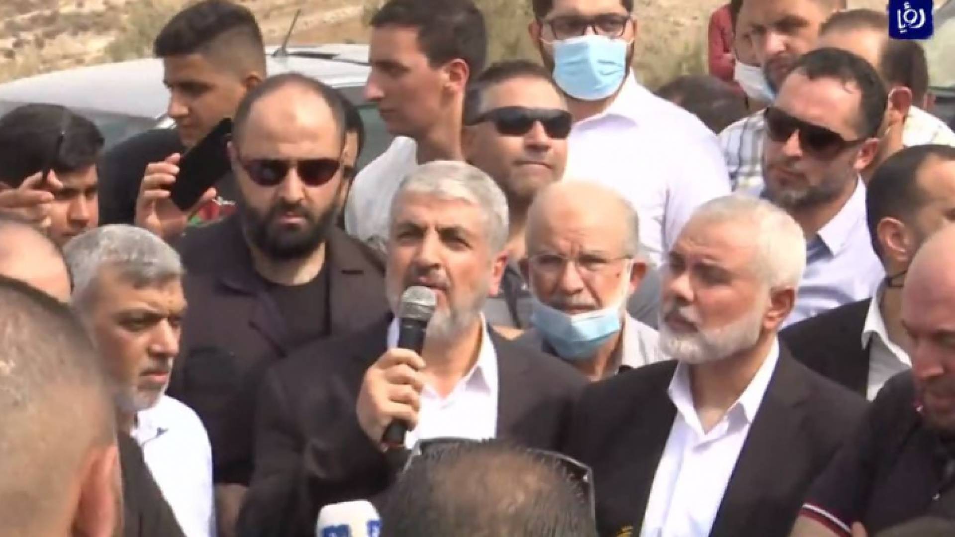 جانب من تشييع القيادي في حماس إبراهيم غوشة