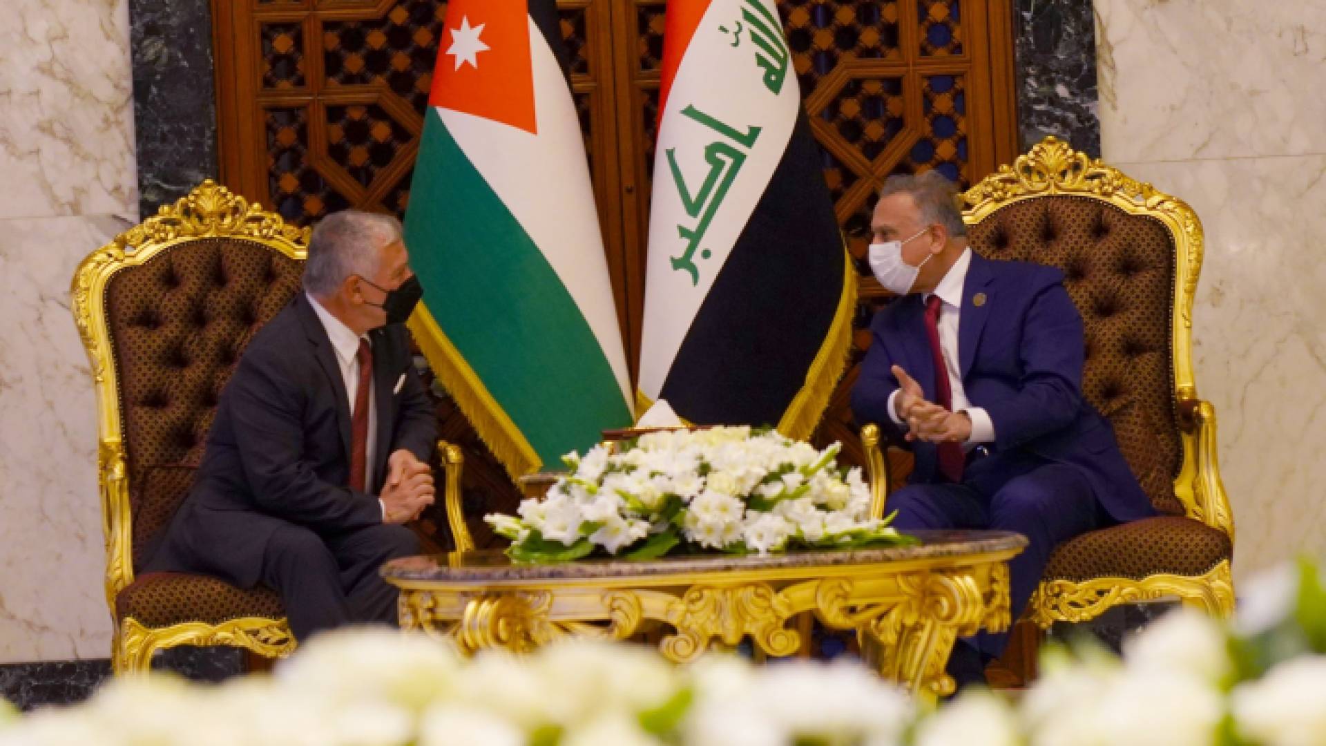 مصطفى الكاظمي وجلالة الملك عبدالله الثاني