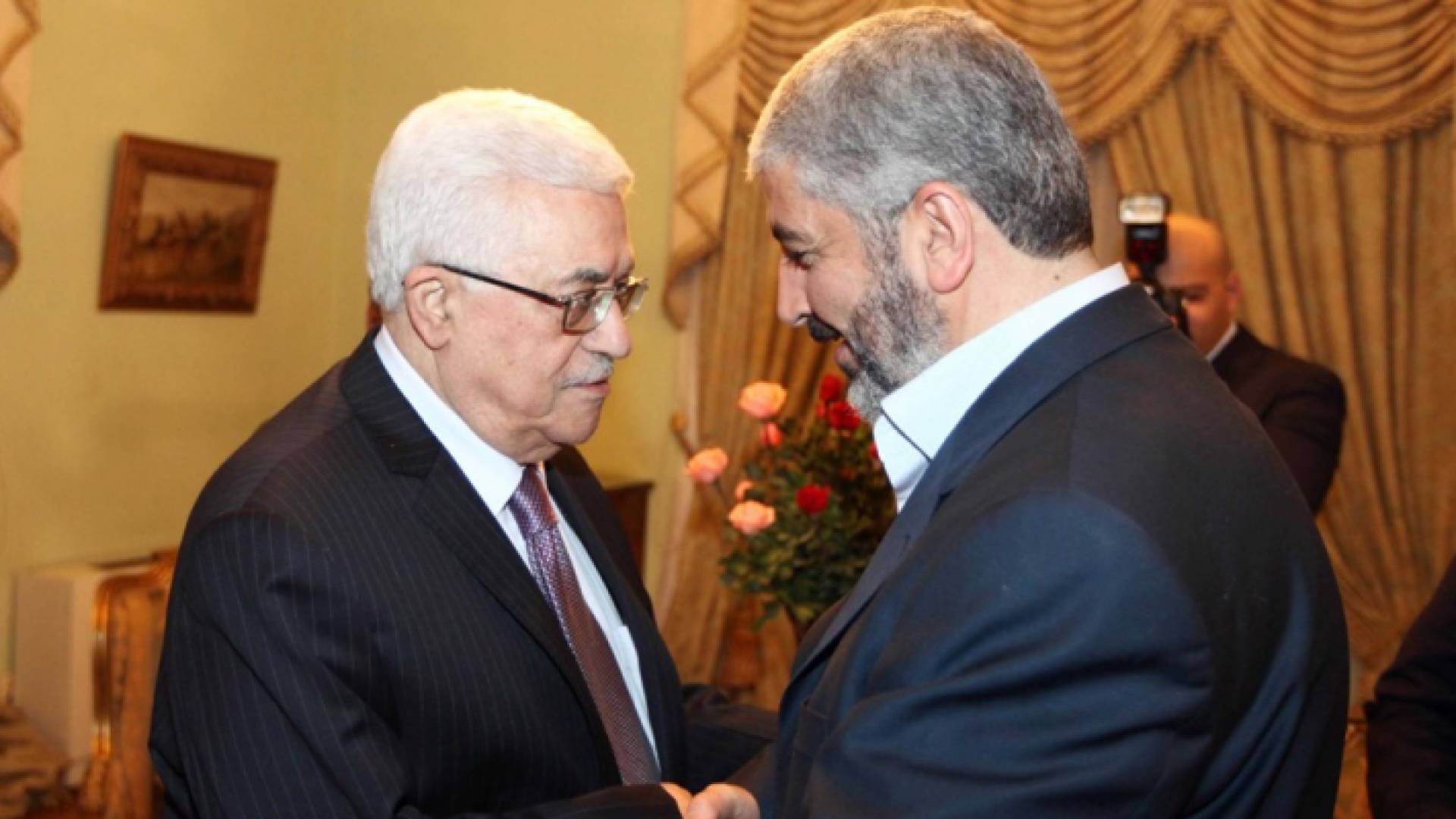 عباس ومشعل - ارشيفية