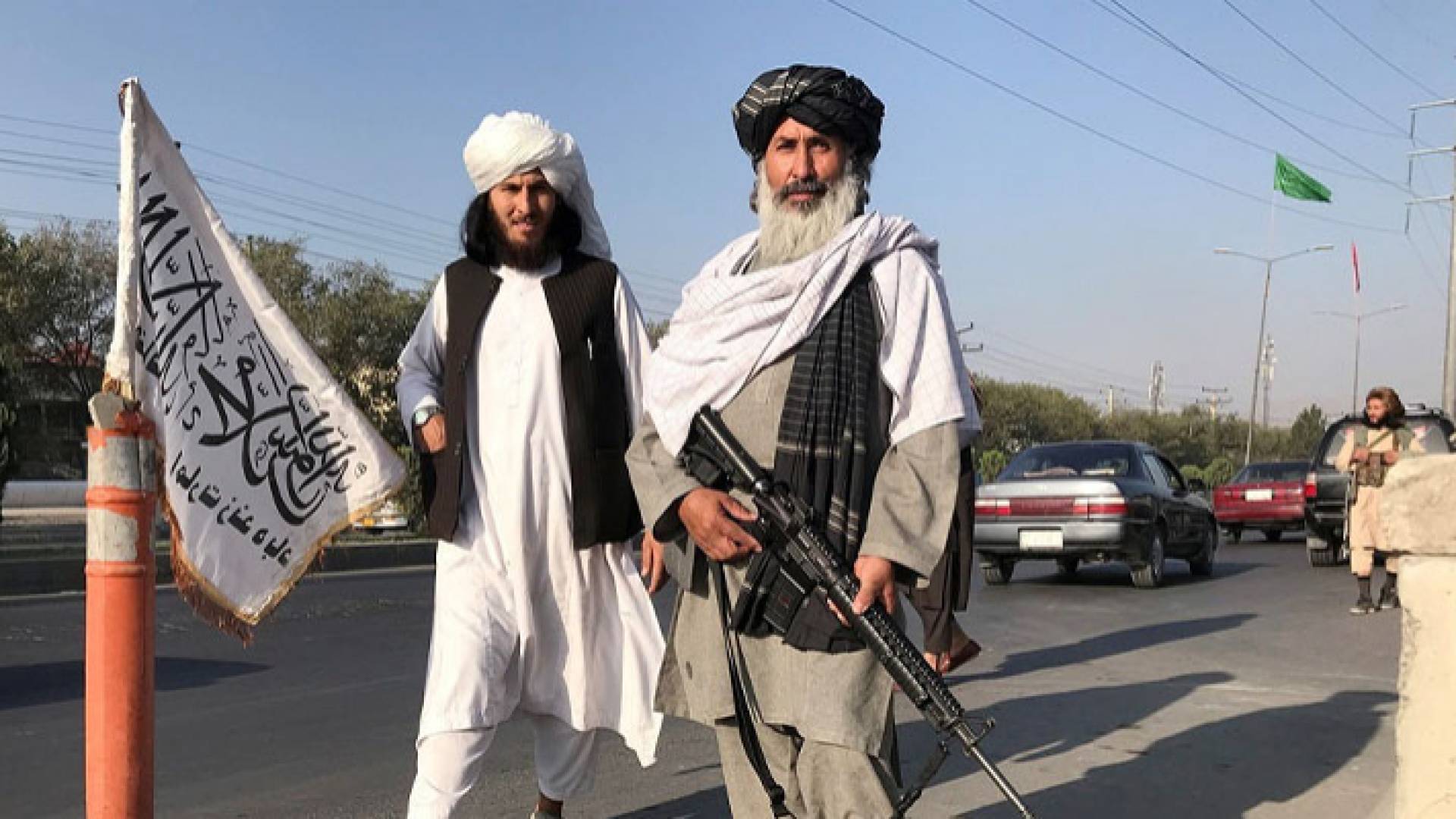 مقاتلان من حركة طالبان