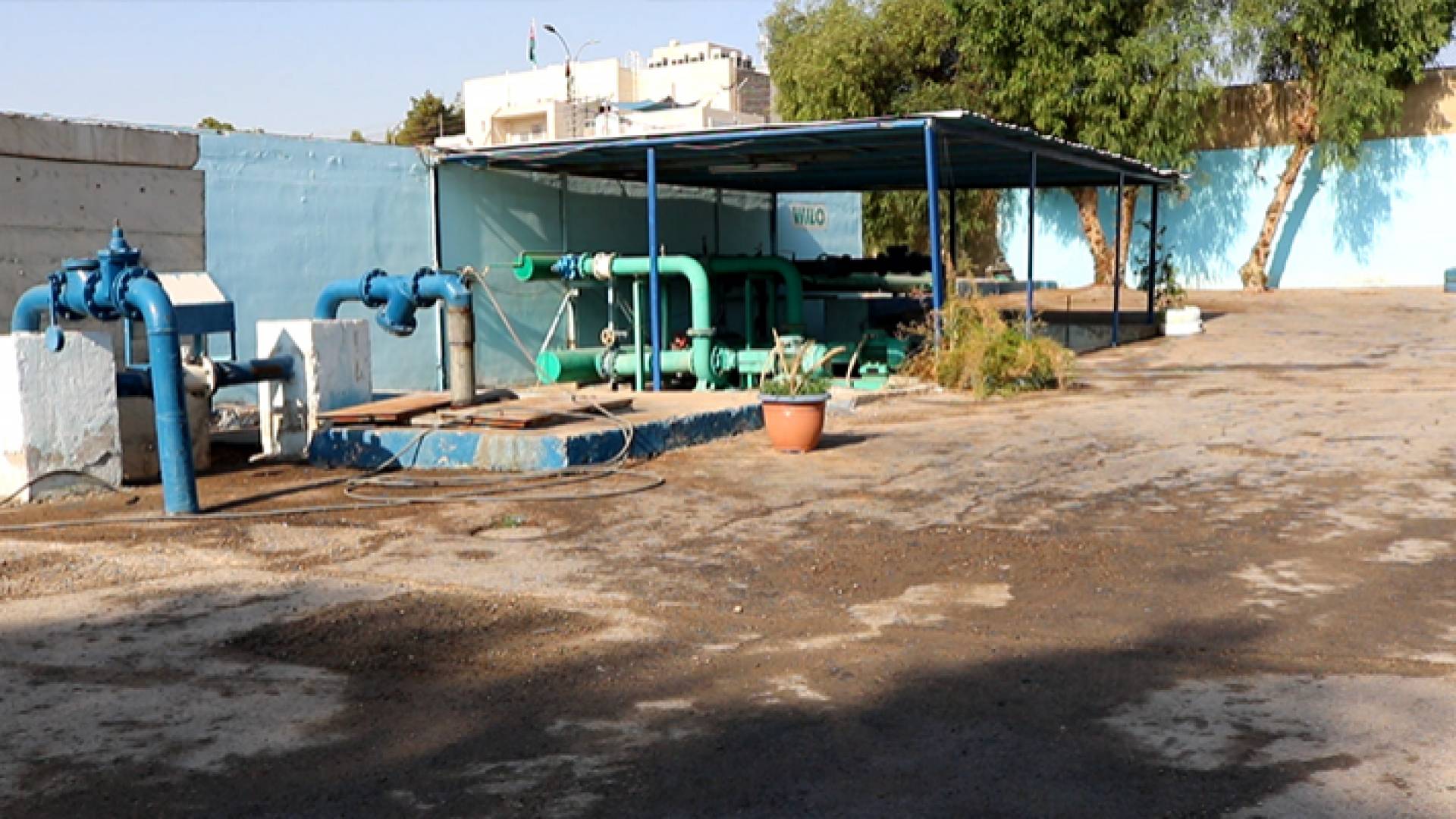 محطة ضخ مياه الزرقاء