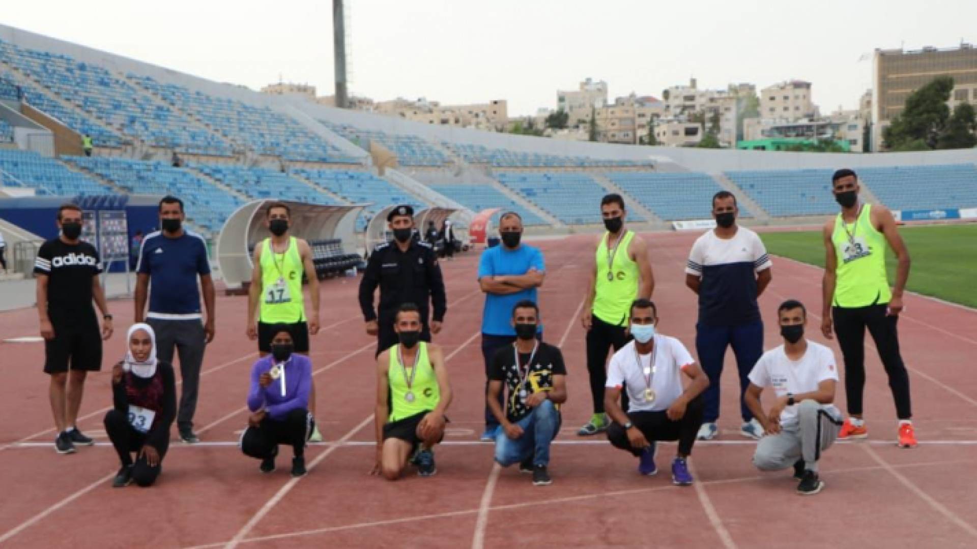 نشامى فريق الأمن العام لألعاب القوى يحصدون المراكز الاولى في بطولة المملكة المفتوحة