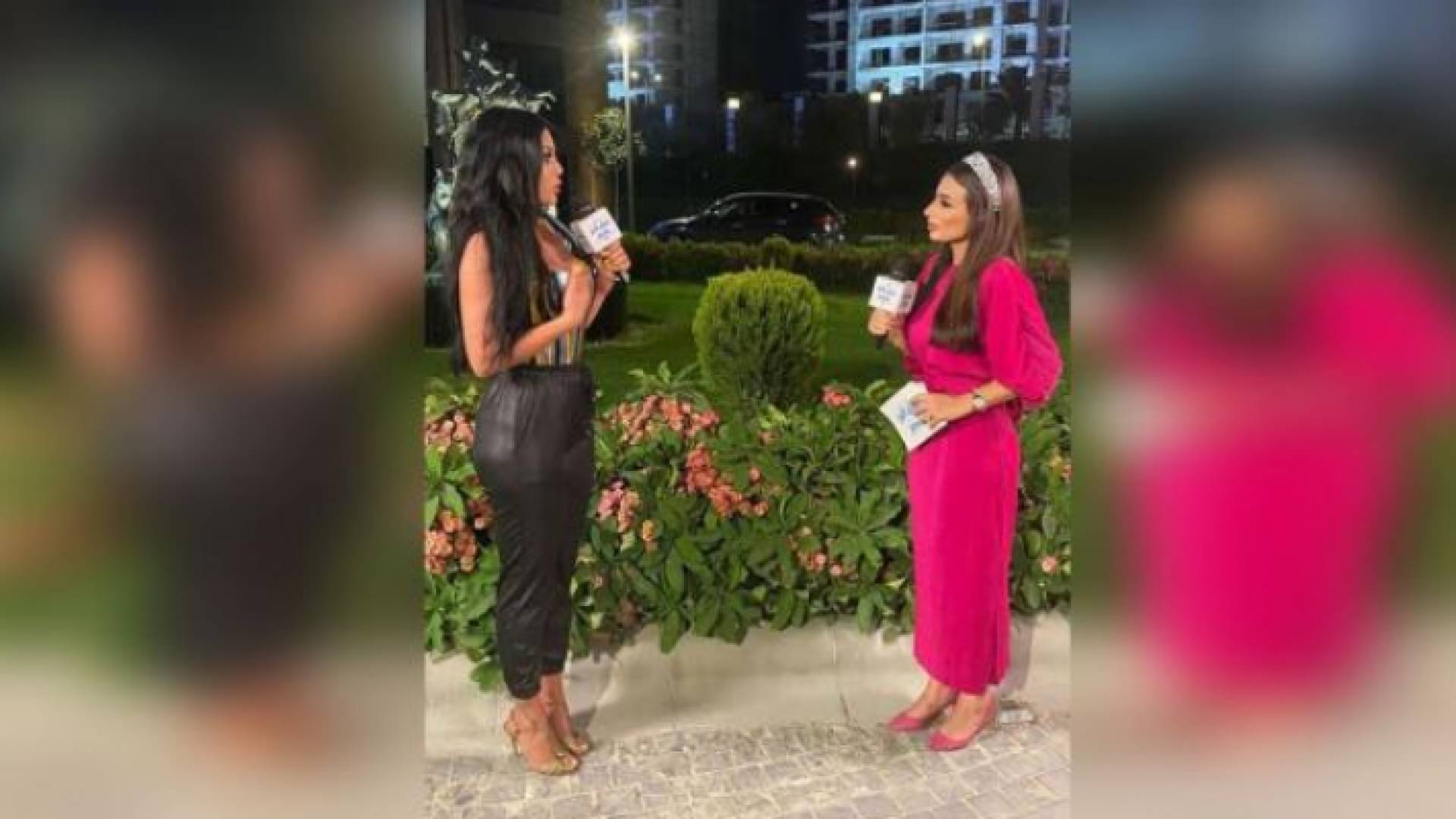 من مقابلة هيفاء وهبي مع التلفزيون المصري