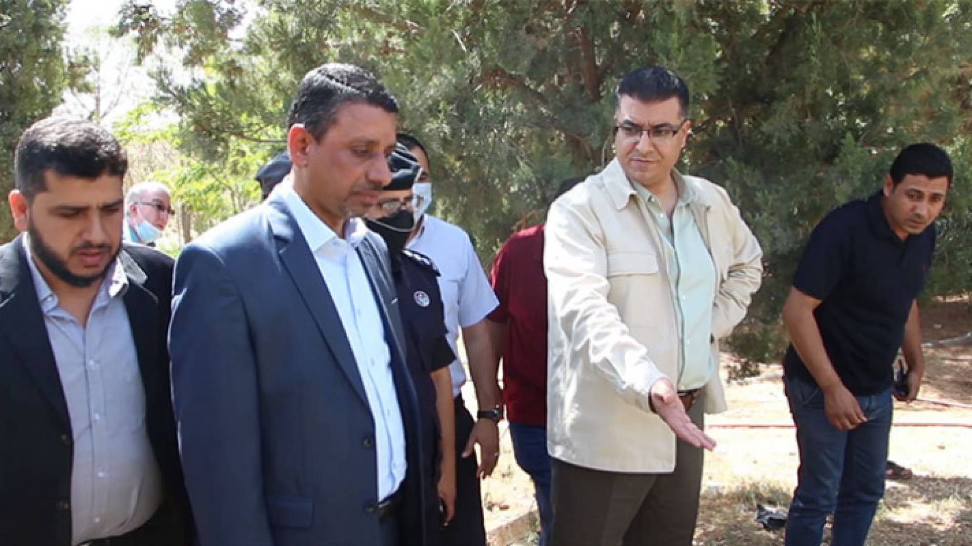 خلال تفقد وزير الزراعة محطة التوانة الزراعية