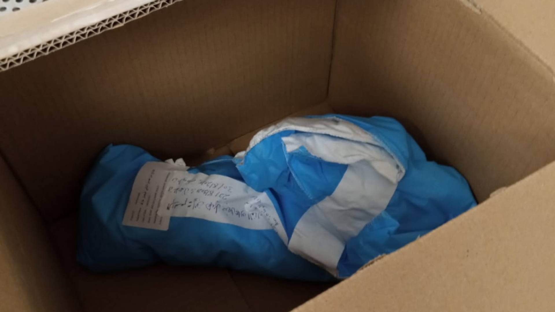 وضع جثة جنين داخل "كرتونة" في البشير