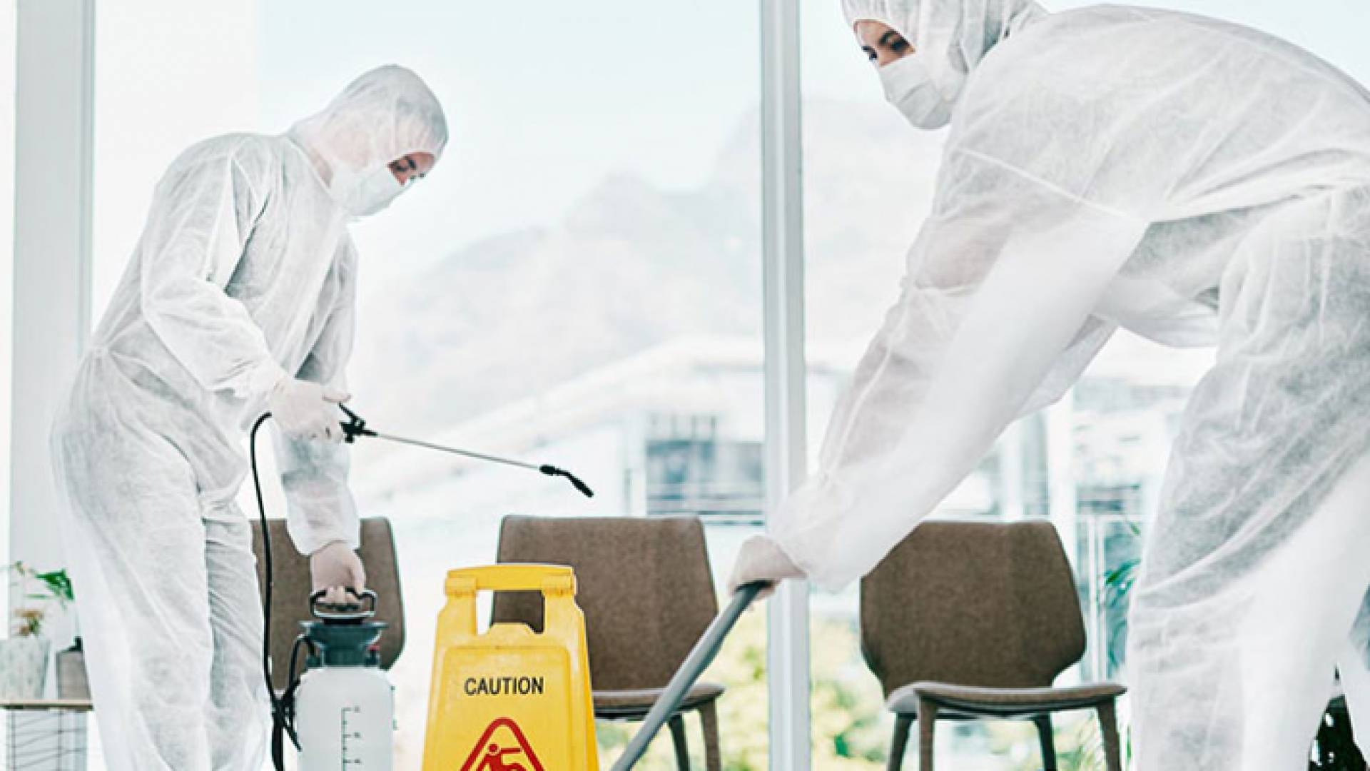 تعقيم مبان موبوءة