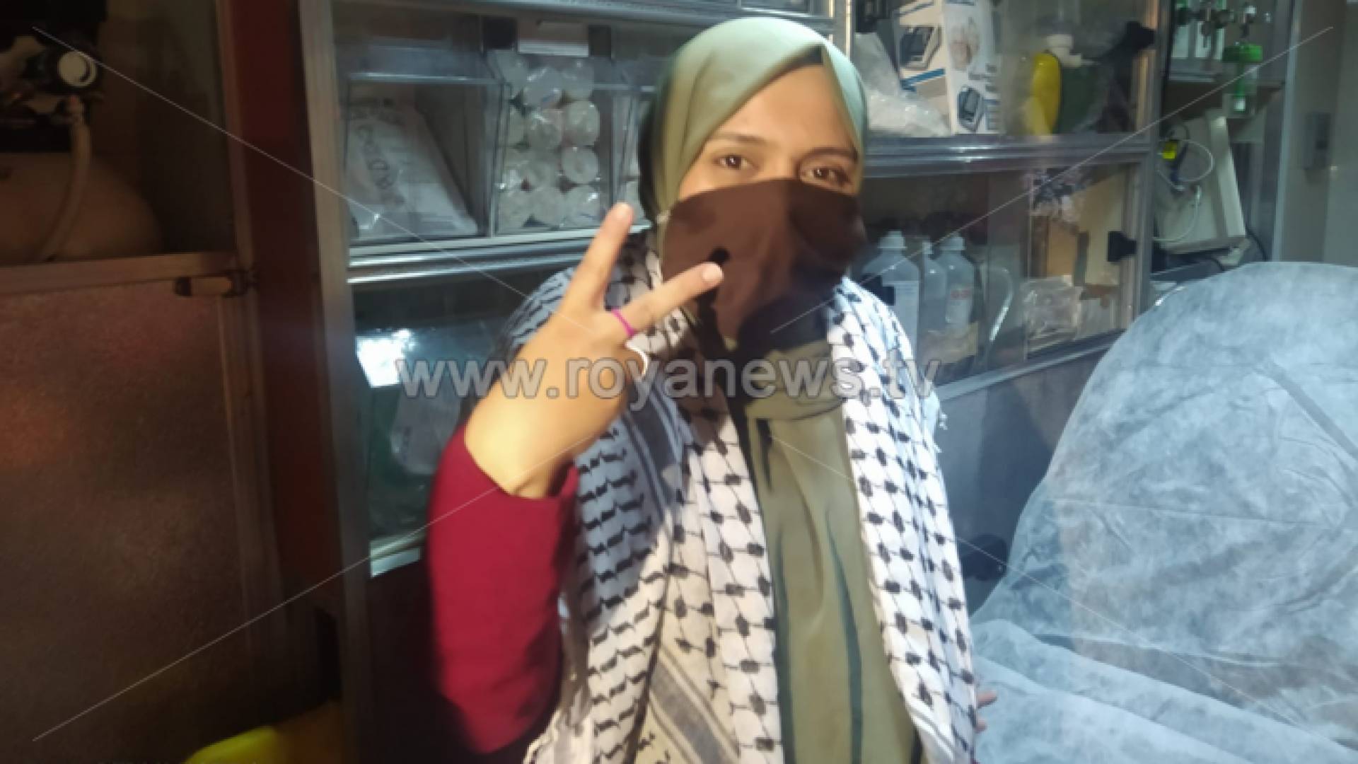 الأسيرة الفلسطينية الحامل أنهار الديك