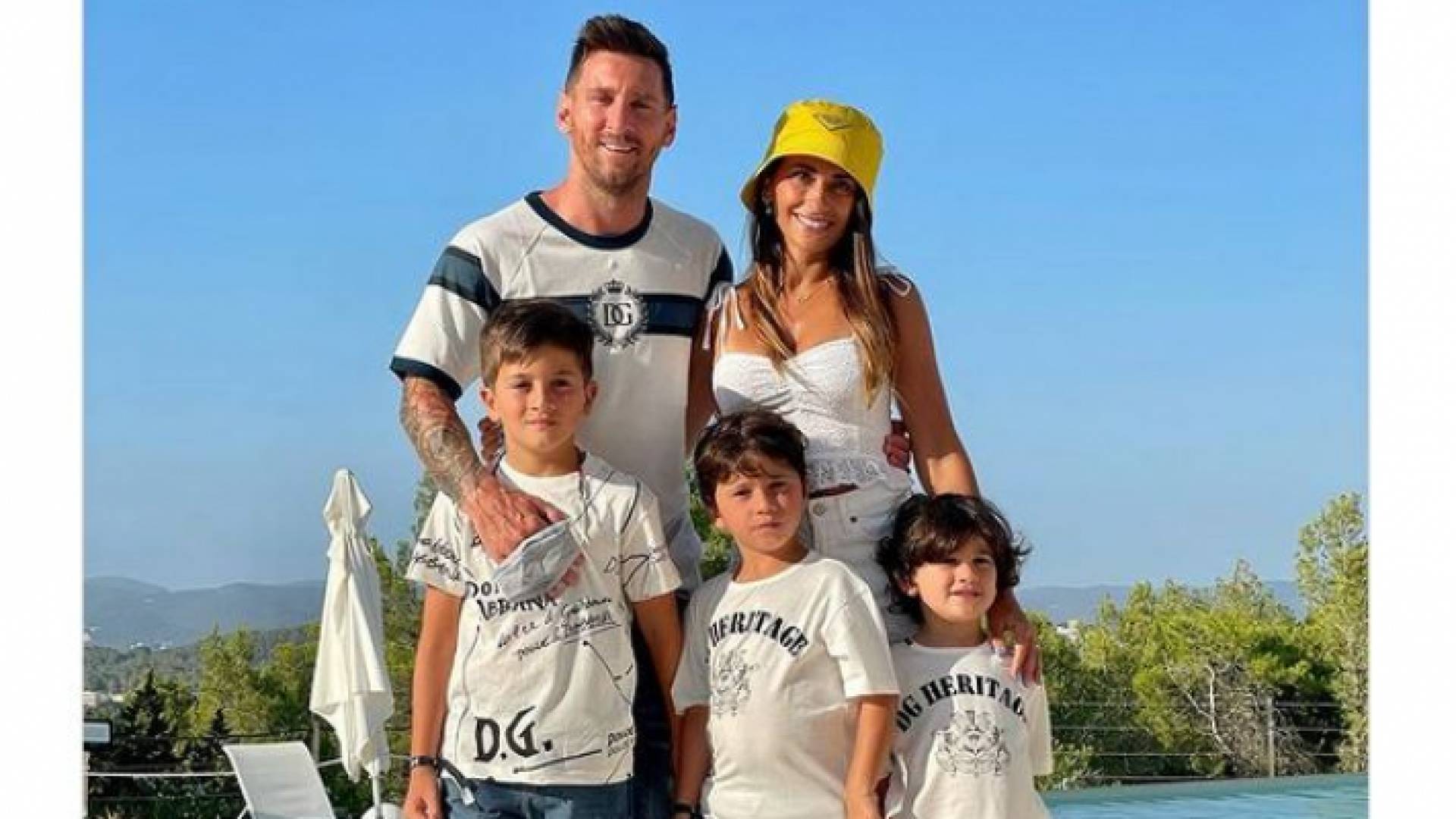 ليونيل ميسي وعائلته