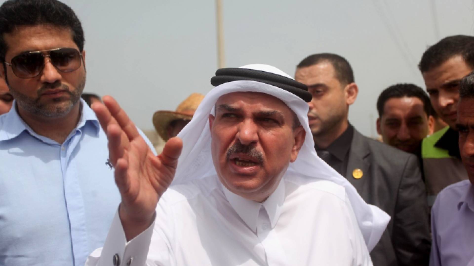 رئيس اللجنة القطرية لإعادة إعمار القطاع محمد العمادي