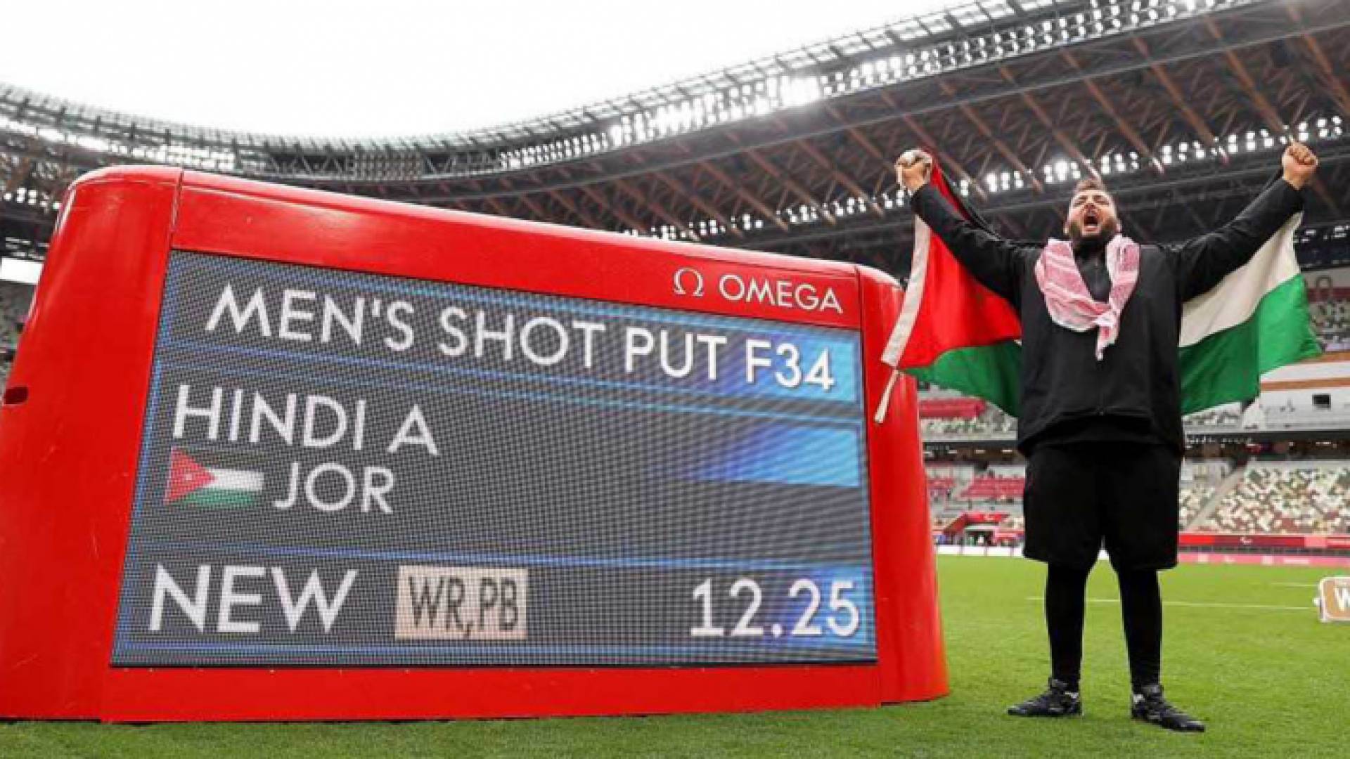 تتويج البطل الأردني أحمد هندي