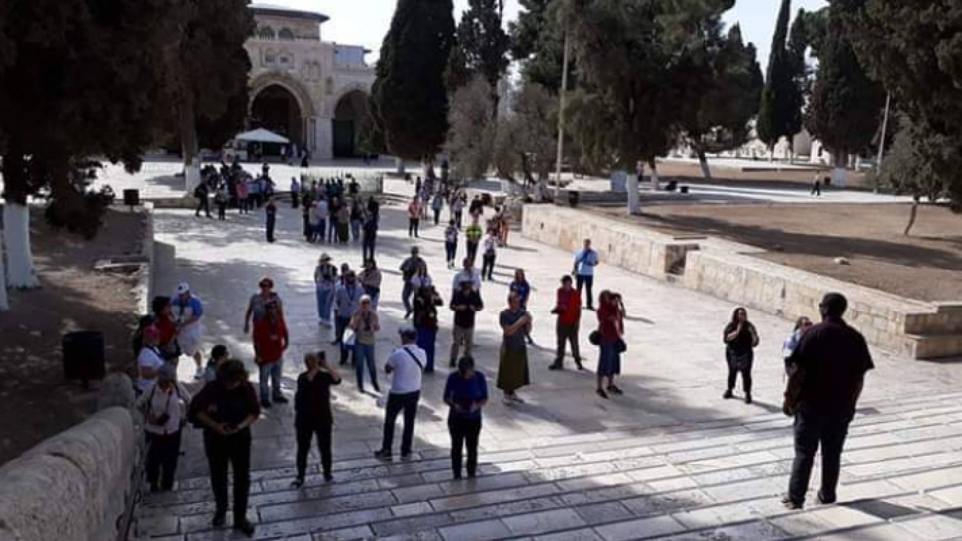 مستوطنون في باحات المسجد الأقصى المبارك - ارشيفية