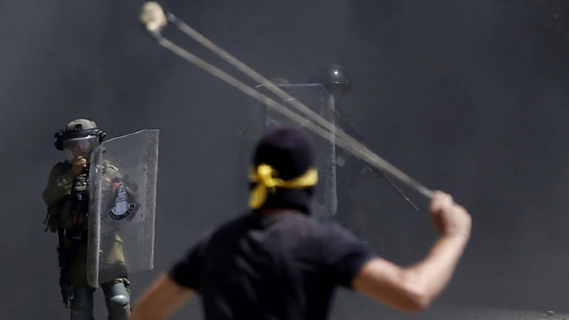 من المواجهات بين فلسطينيين وقوات الاحتلال الإسرائيلي في كفر قدوم