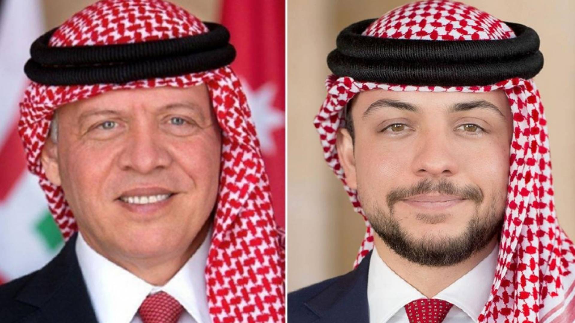 جلالة الملك وولي العهد - الصورة ارشيفية