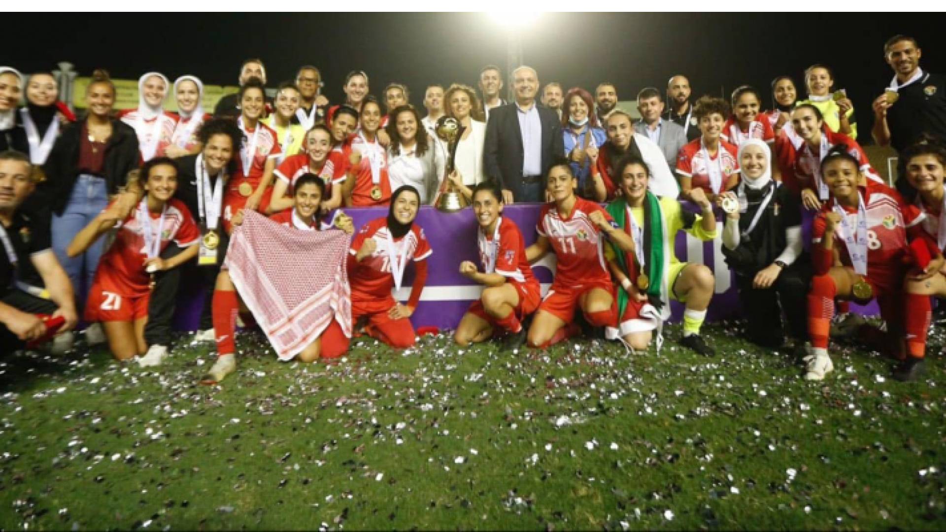 العضايلة بعد تتويج النشميات: "رفعتن اسم الأردن عاليا"