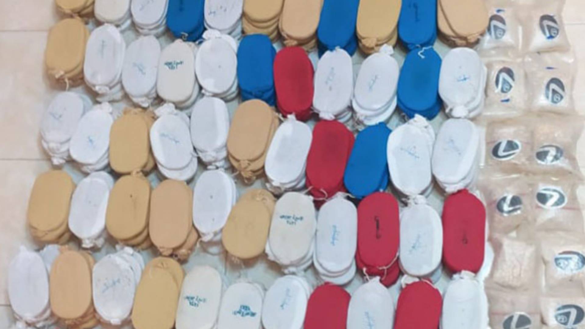 المخدرات المضبوطة