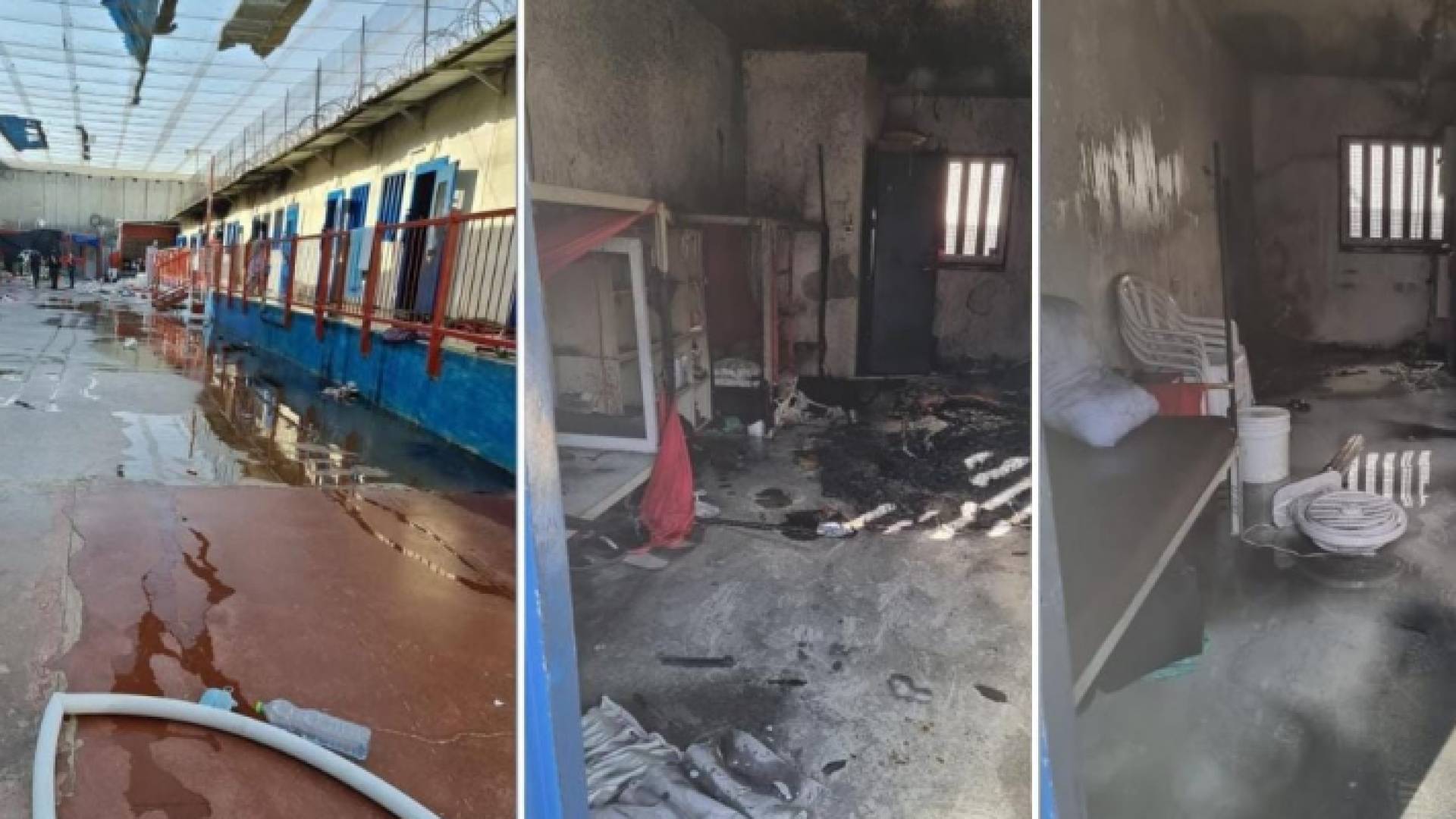 حرق زنازين الأسرى الفلسطينيين