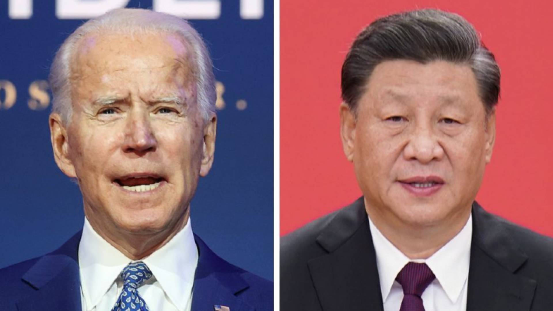 الرئيس الصيني شي جينبينغ والرئيس الأمريكي جو بايدن