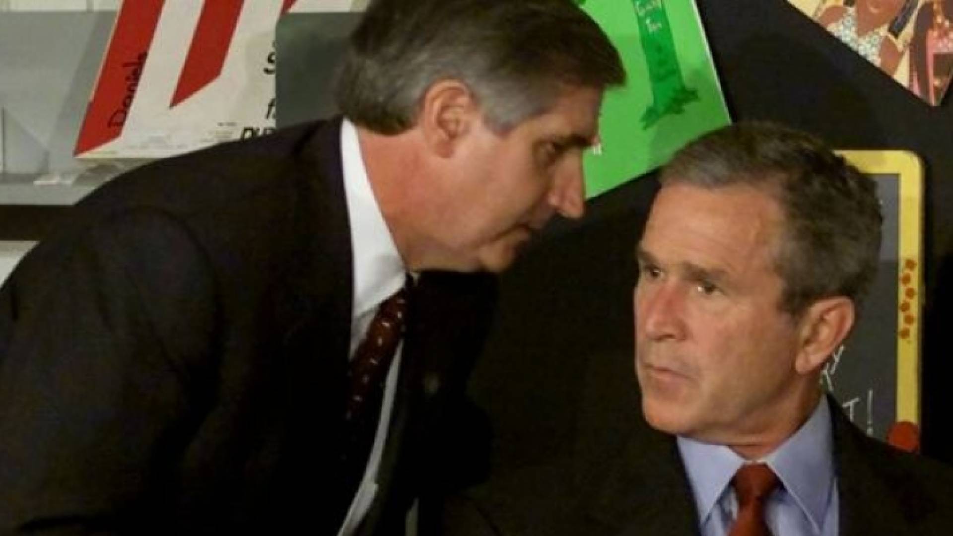 الرئيس الأمريكي الأسبق جورج بوش وأليستر دوبر