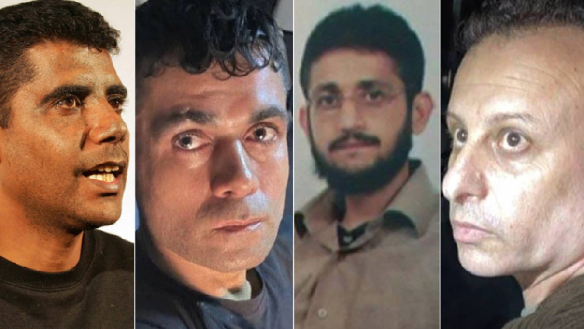 الأسرى الفلسطينيين الأربعة الذين تحرروا من سجن جلبوع قبل اعتقالهم