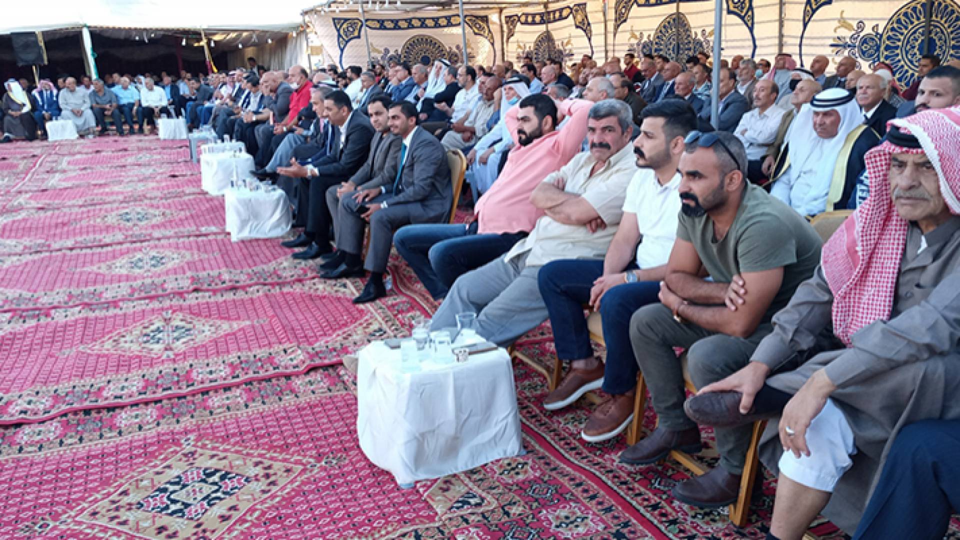 الجاهة العشائرية في الصريح لأخذ عطوة اعتراف