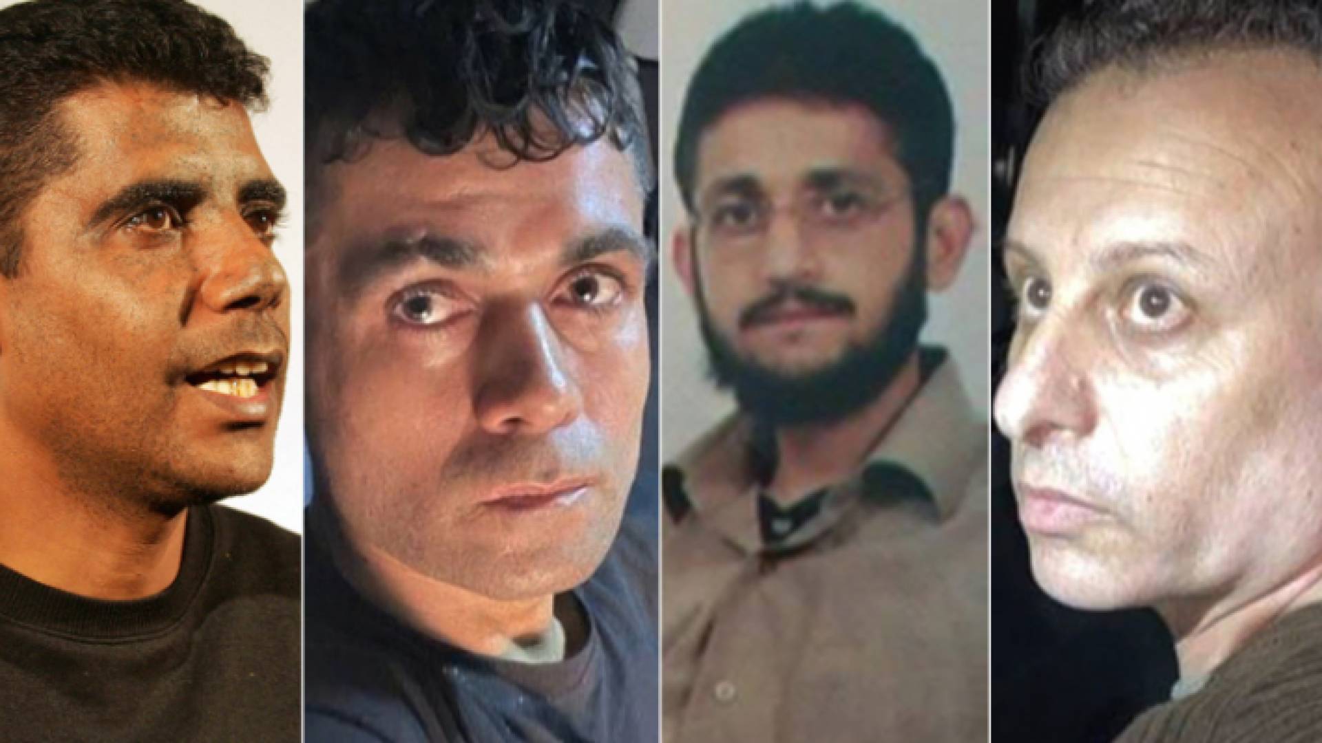 الأسرى الفلسطينيين الأربعة الذين تحرروا من سجن جلبوع قبل اعتقالهم