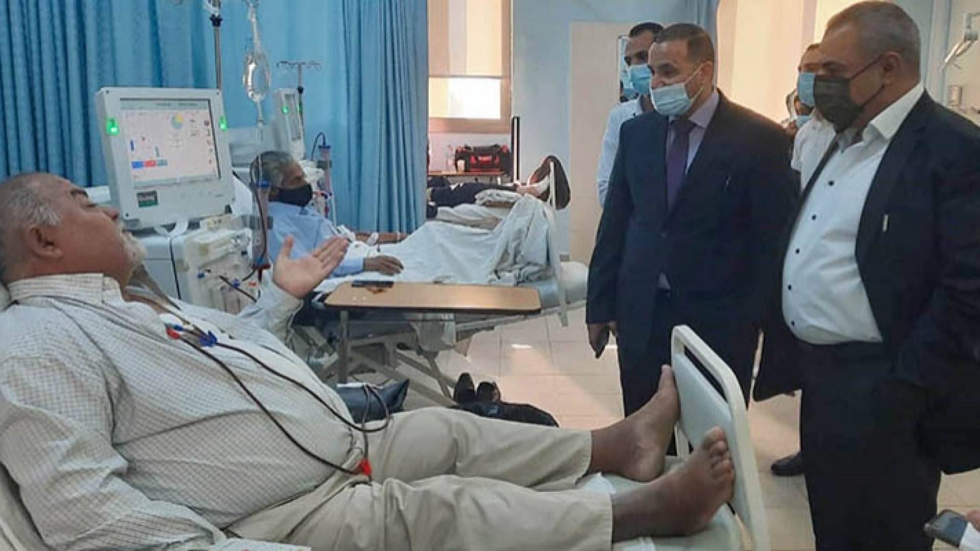 محافظ البلقاء يزور مستشفى السلط الحكومي