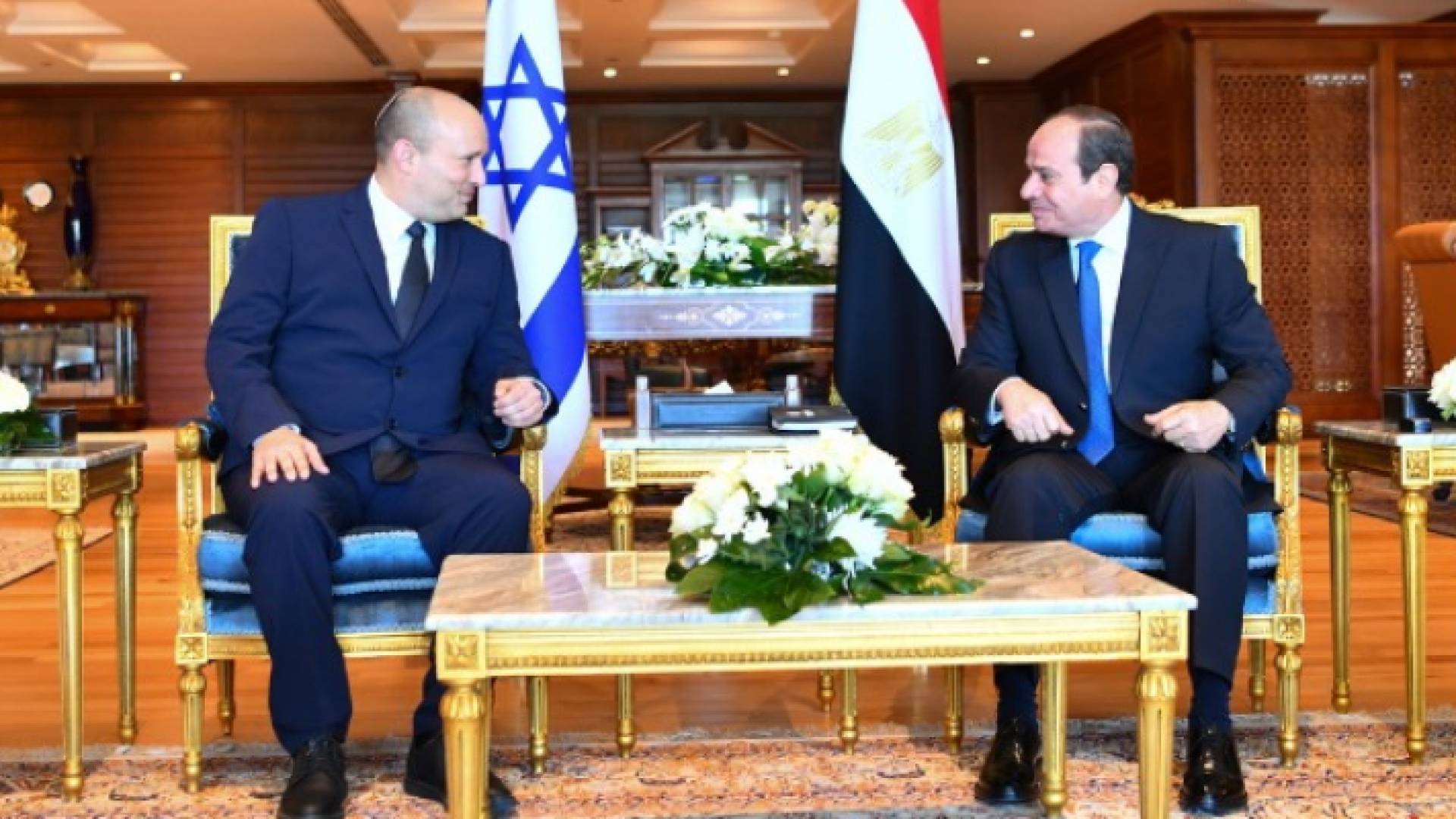 عبدالفتاح السيسي ونفتالي بينيت