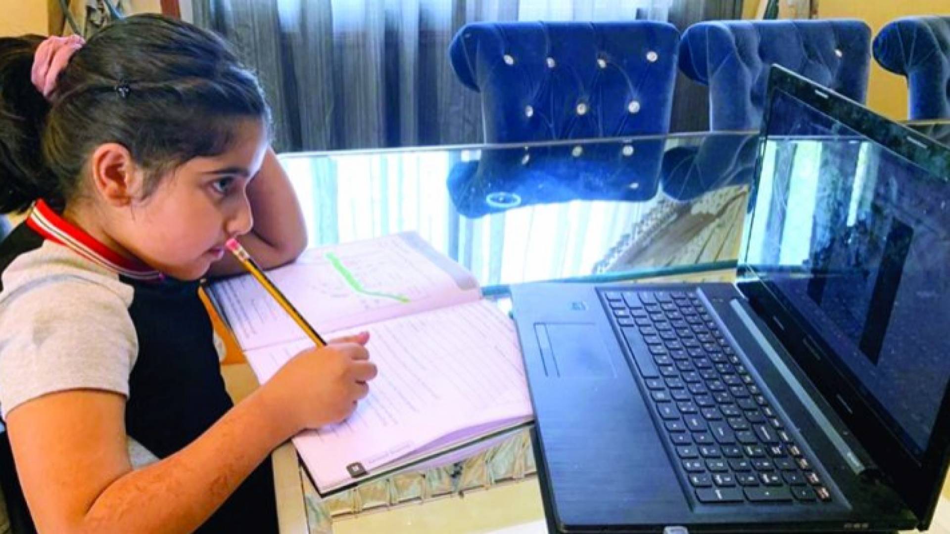 التعليم عن بعد - تعبيرية