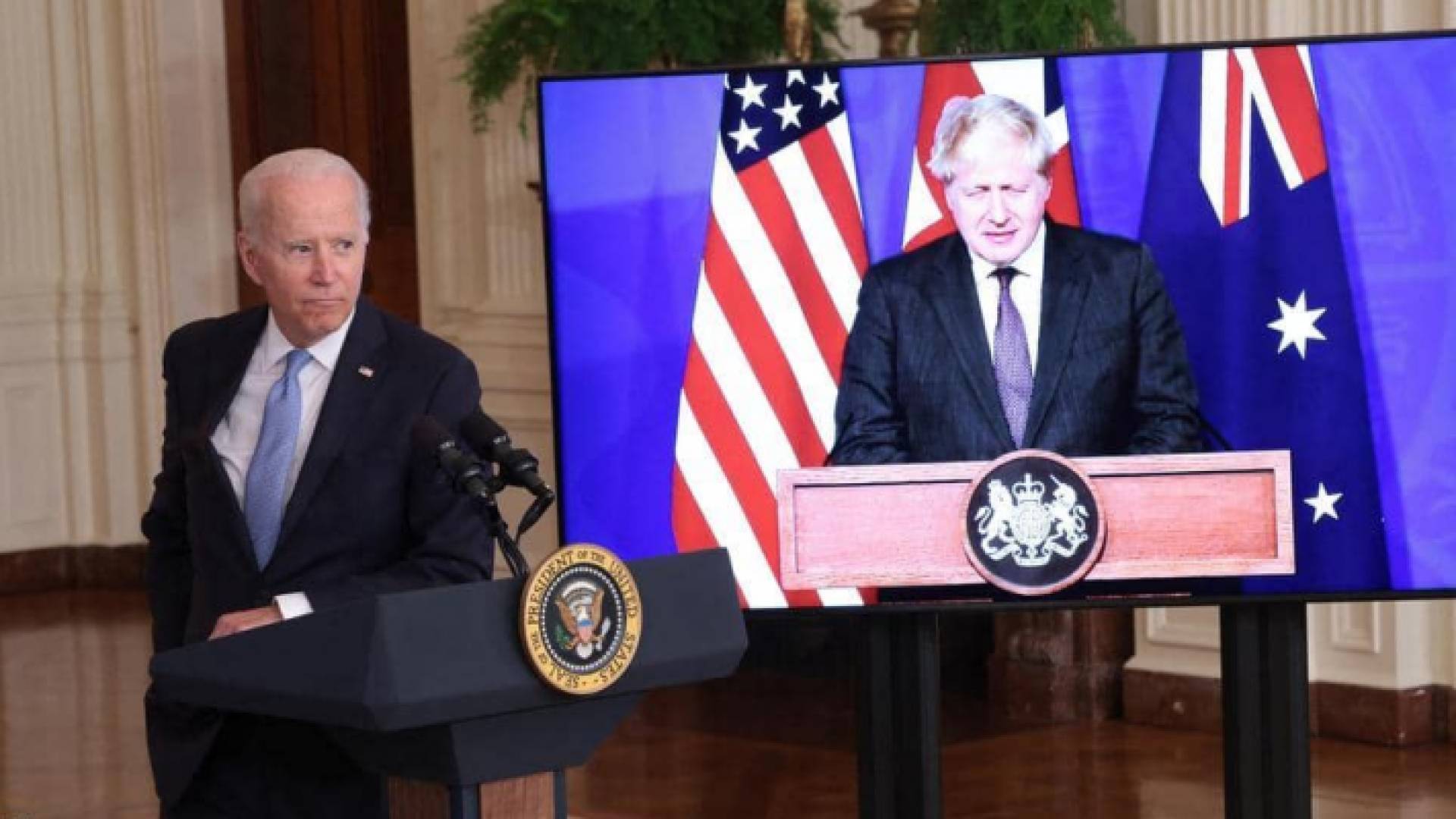 بايدن قال إن الشراكة هدفها مواجهة التهديدات