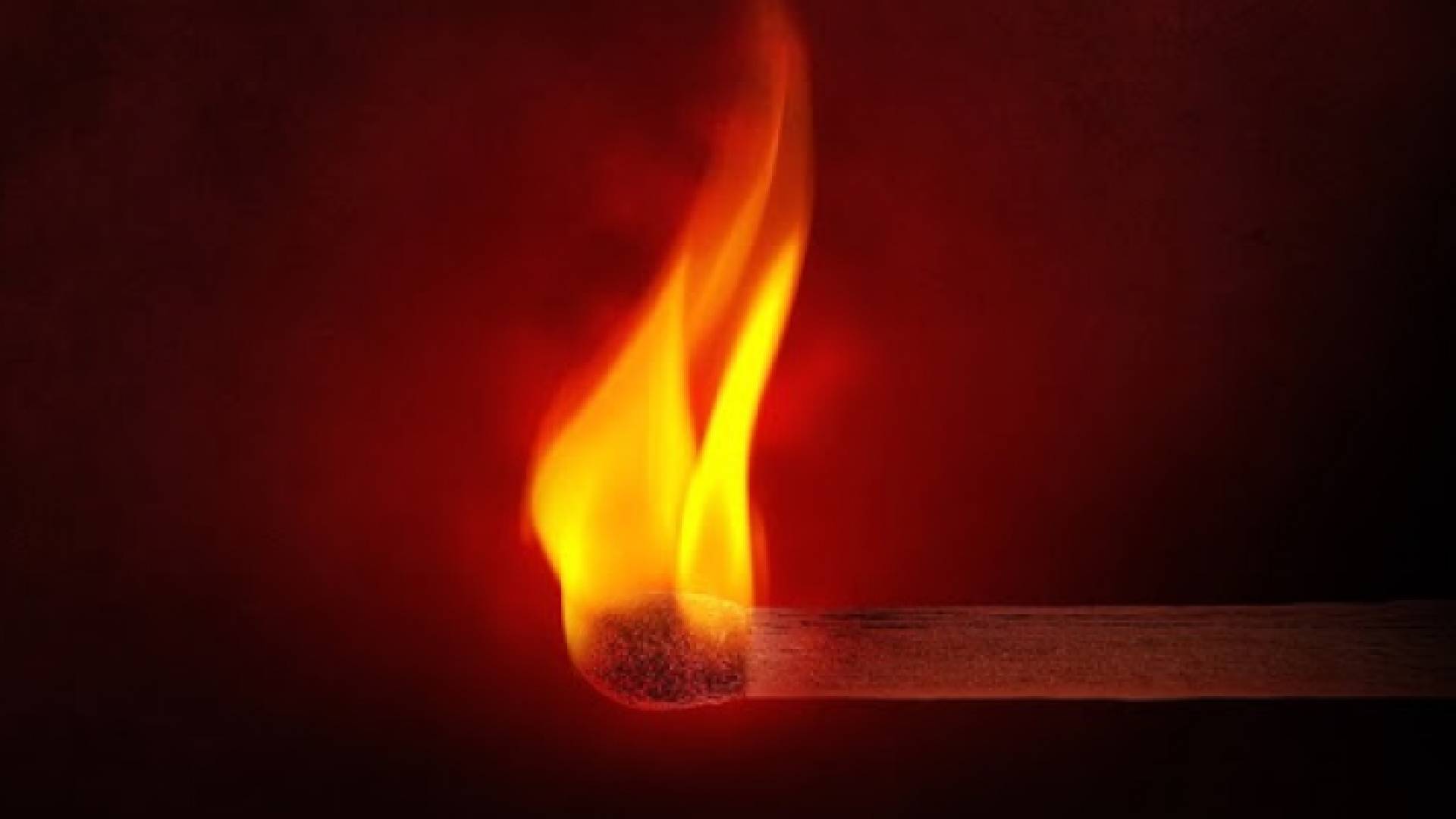 عثر على جثة المجني عليه متفحمة